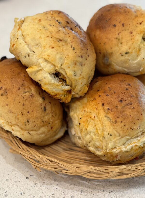 Pão de Tomate Seco com Parmesão