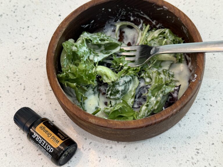 Molho Cremoso para Saladas com Óleo Essencial de Laranja – Wild Orange